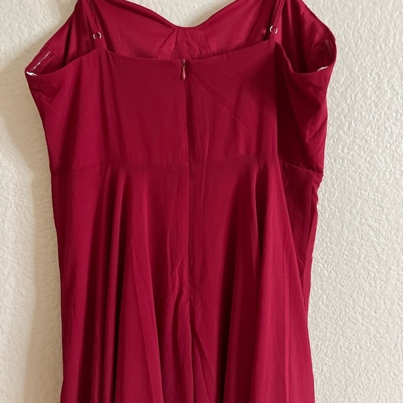 NWOT Cause for Commotion Red Pleated Bustier Maxi Dress - Picture 5 of 8